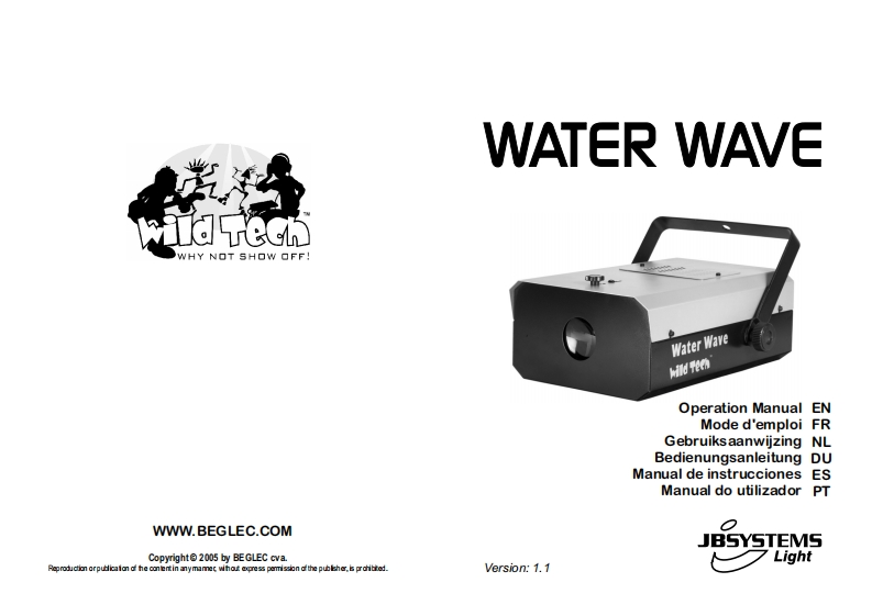 JB_Waterwawe_使用说明书手册