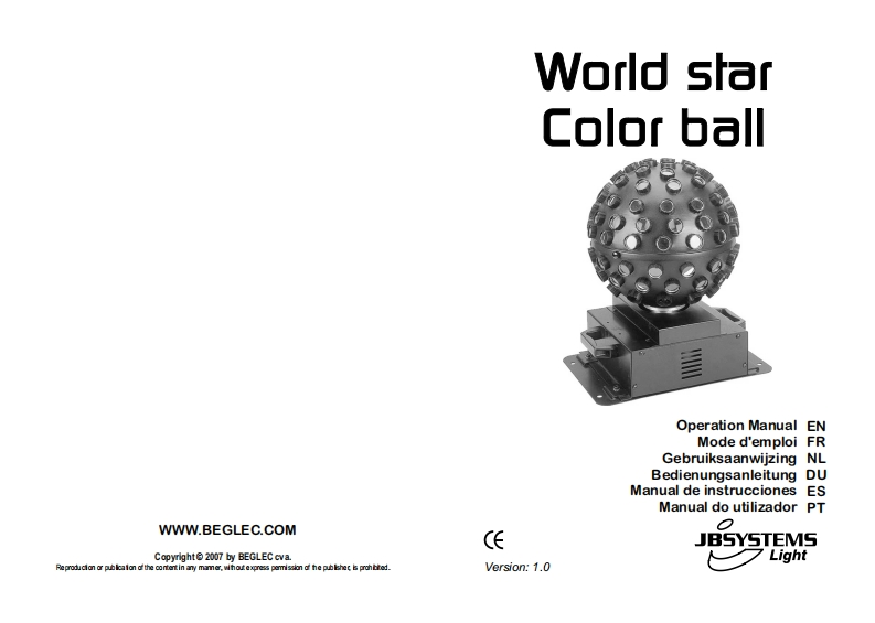 JB_World_Star_使用说明书手册
