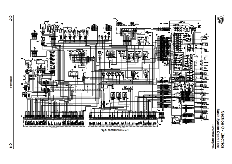 JCB-175-Excavator-电器原理图手册-PDF