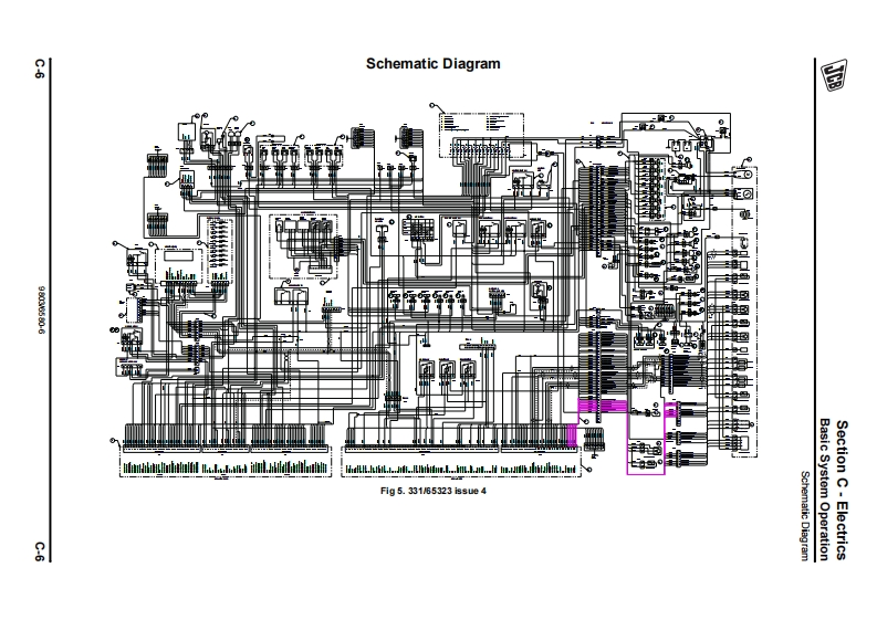 JCB-220-Excavator-电器原理图手册-PDF