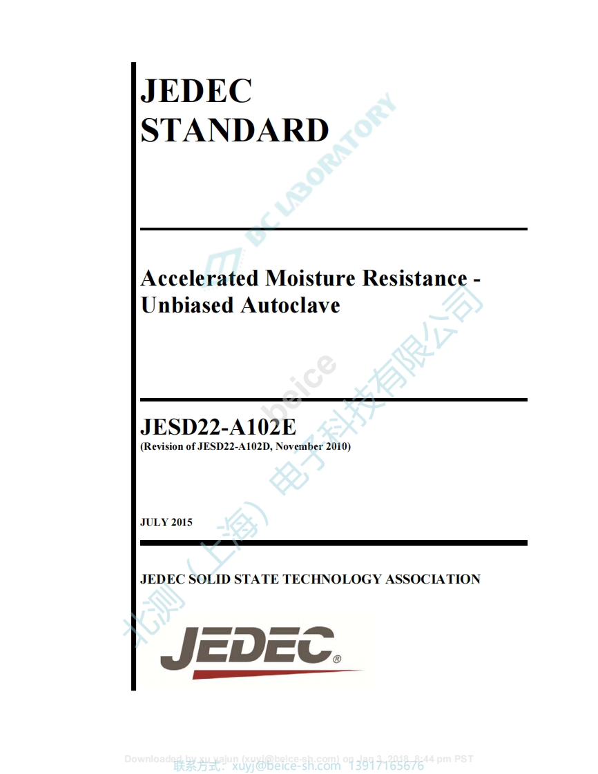 JESD22-A102E