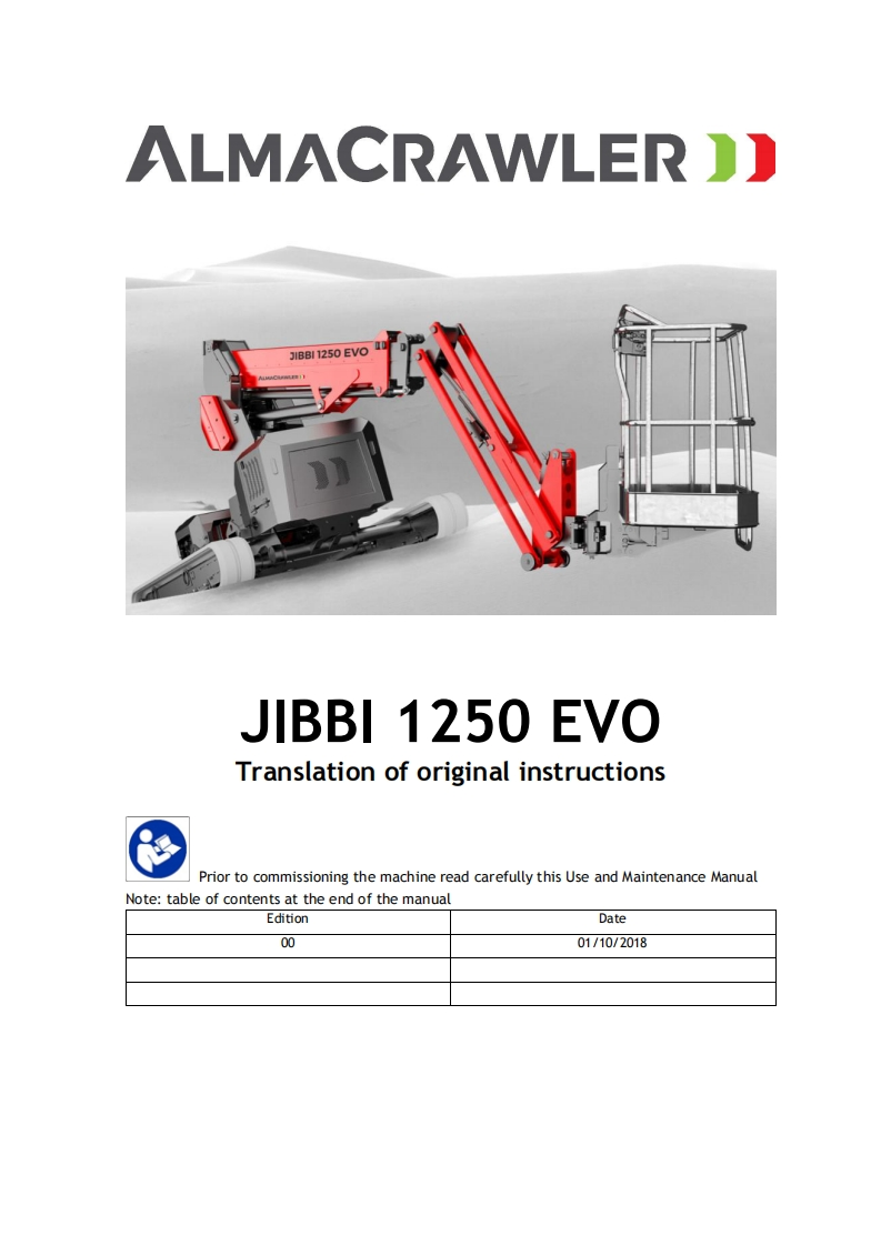 JIBBI-1250-EVO-Operations-Manual操作与维护保养说明书手册-full