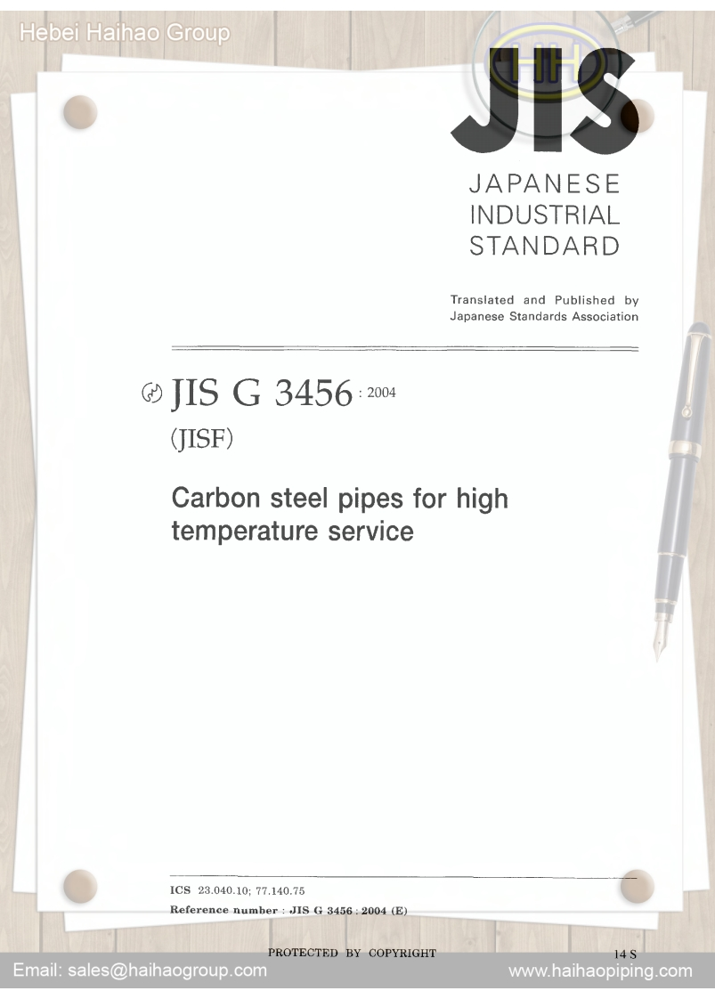 JIS-G3456-Carbon-steel-pipes-for-high-temperature-service