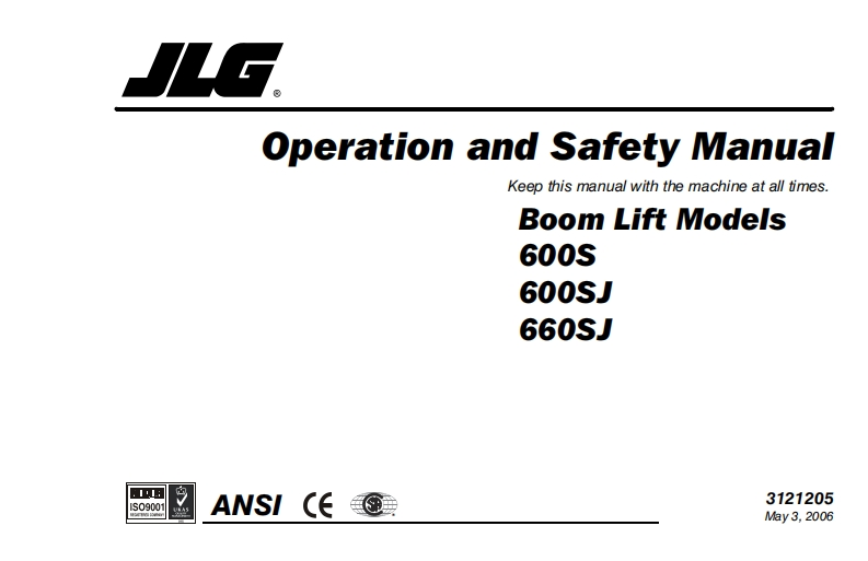 JLG-660SJ-Operations-Manual操作与维护保养说明书手册