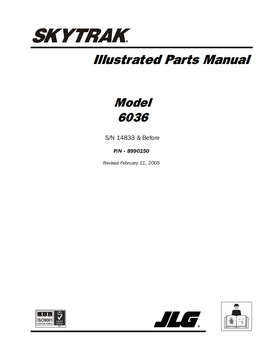 JLG-SKYTRAK-Ilustrated-Parts-Manual-Model-6036零部件选型说明书手册