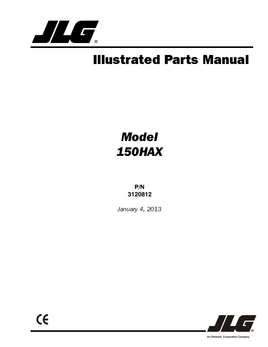 JLG150HAX维修说明书手册
