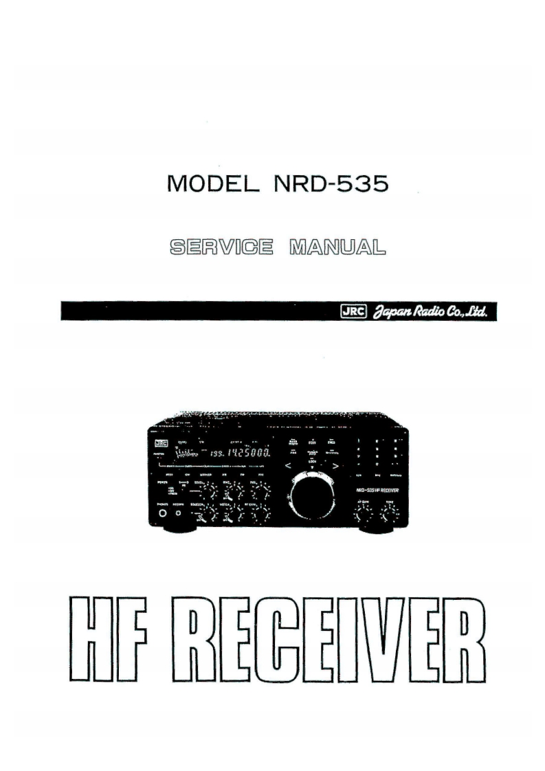 JRC_NRD-535_维修维护电器原理图手册