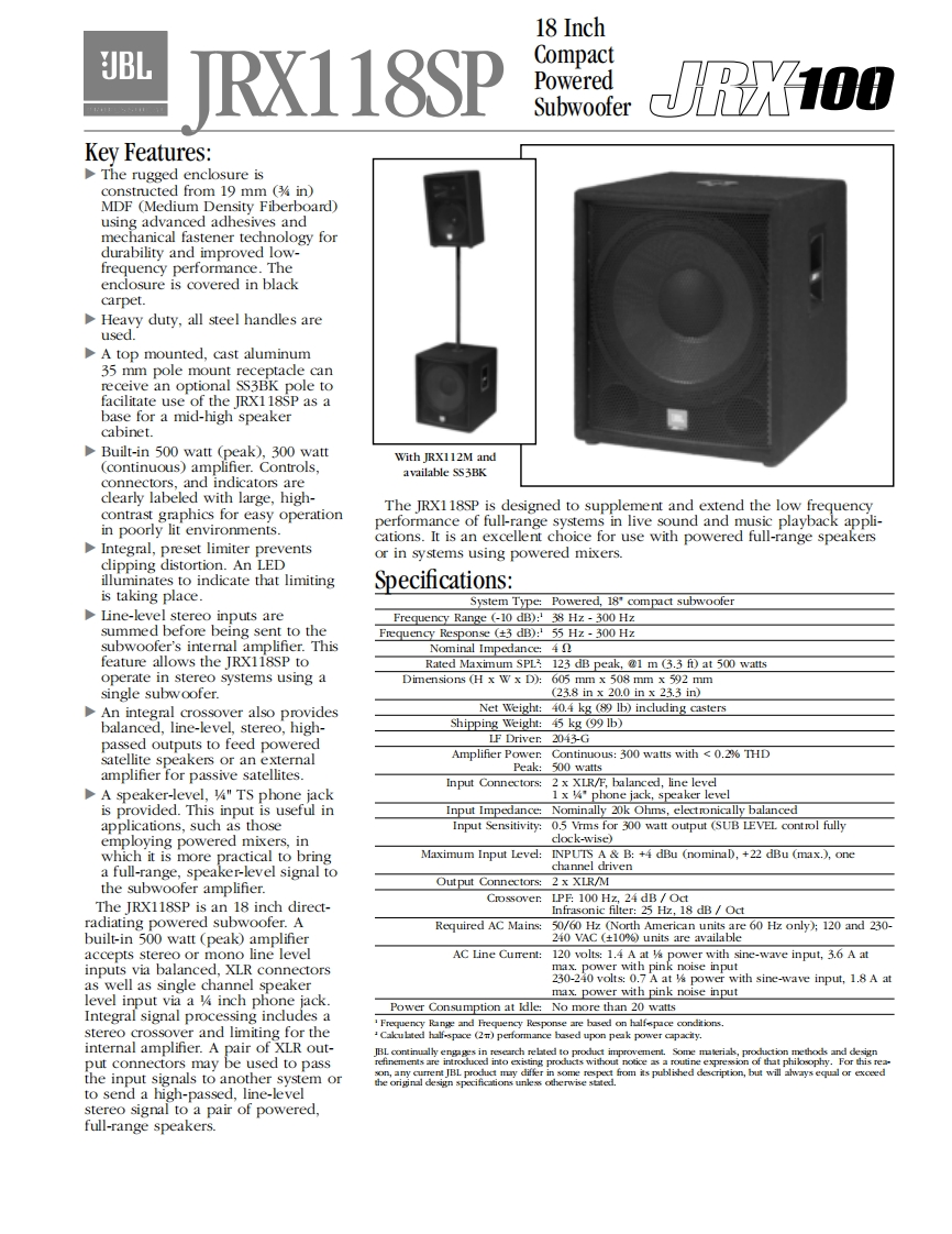 Jbl-JRX118SP-actsub