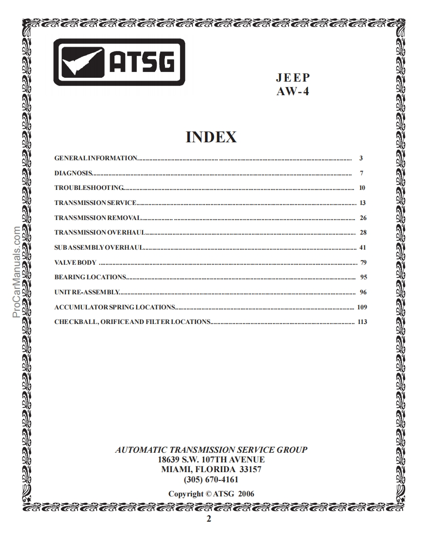 Jeep-AW-4-–-ATSG-Automatic-Transm维修电器原理图手册ission-Service-Group