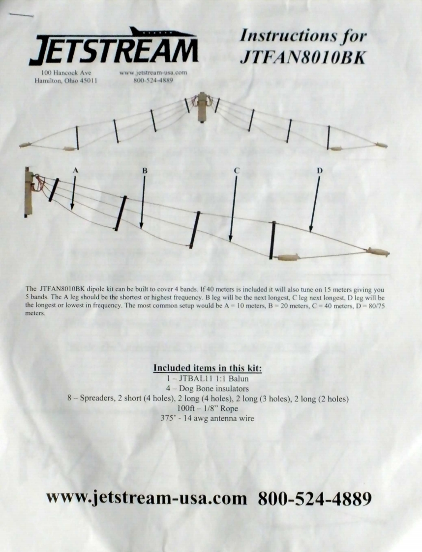 Jetstream_JTFAN8010BK_user操作说明书手册