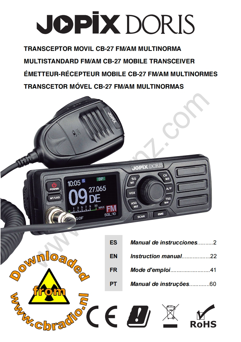 Jopix_Doris_ENG_ESP_FR_PT操作说明书手册