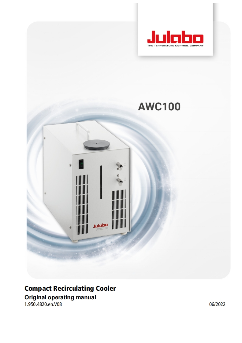 Julabo-Cooler-操作说明书手册