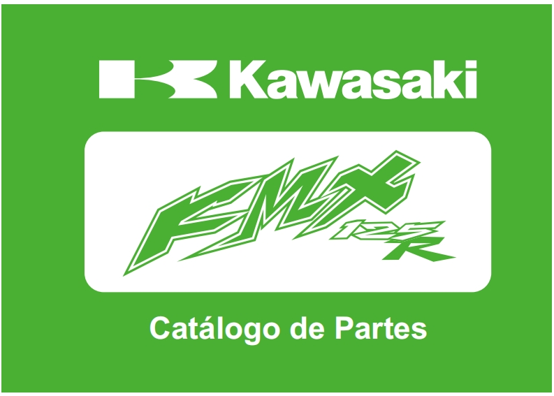 KAWASAKI川崎KMX125摩托车维修零部件手册说明书