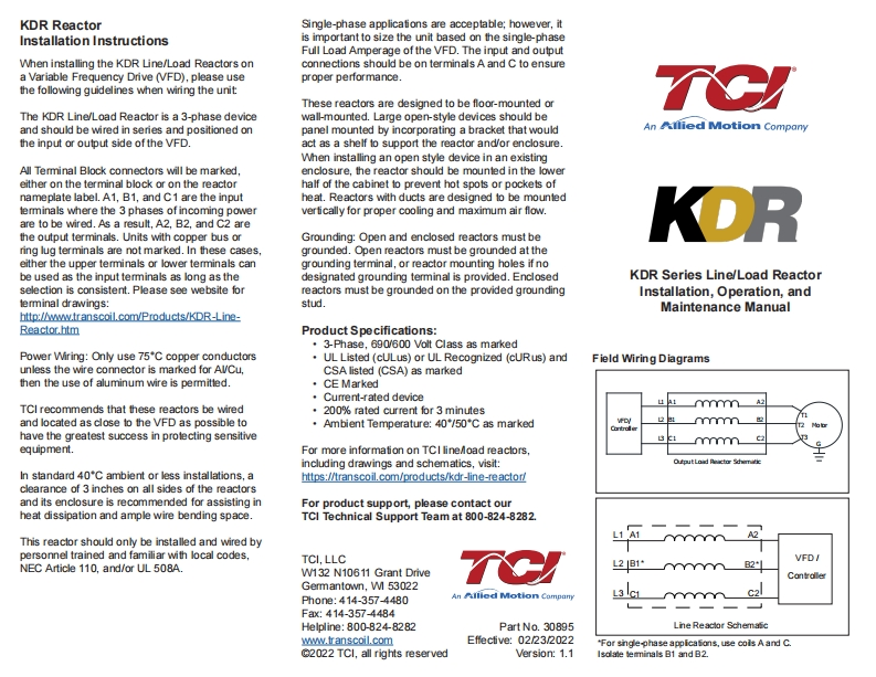 KDR-安装操作说明书手册