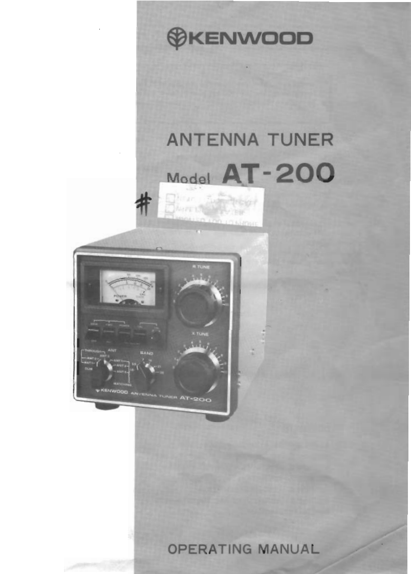 KENWOOD--AT-200-操作说明书手册