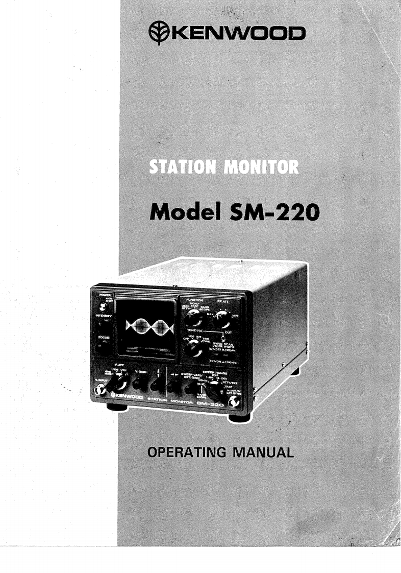 KENWOOD--SM-220-操作说明书手册-