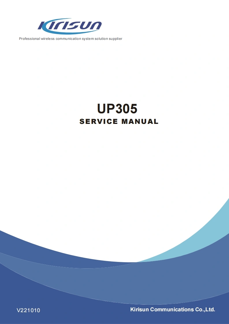 KIRISUN科立讯UP305维修手册含电器原理图-找手册网