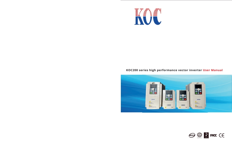 KOC200-Manual变频器操作说明书手册-tieng-Anh