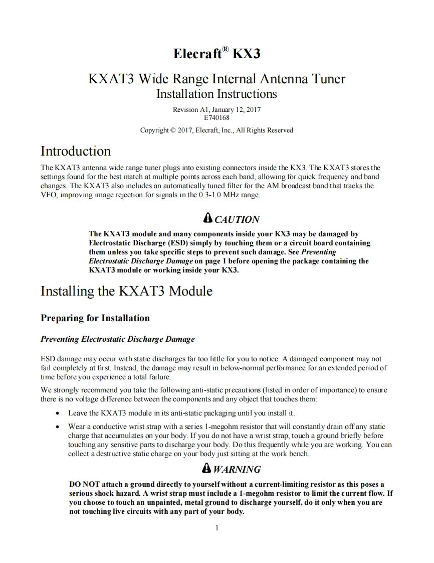 KXAT3-Option-Rev-A1操作说明书手册