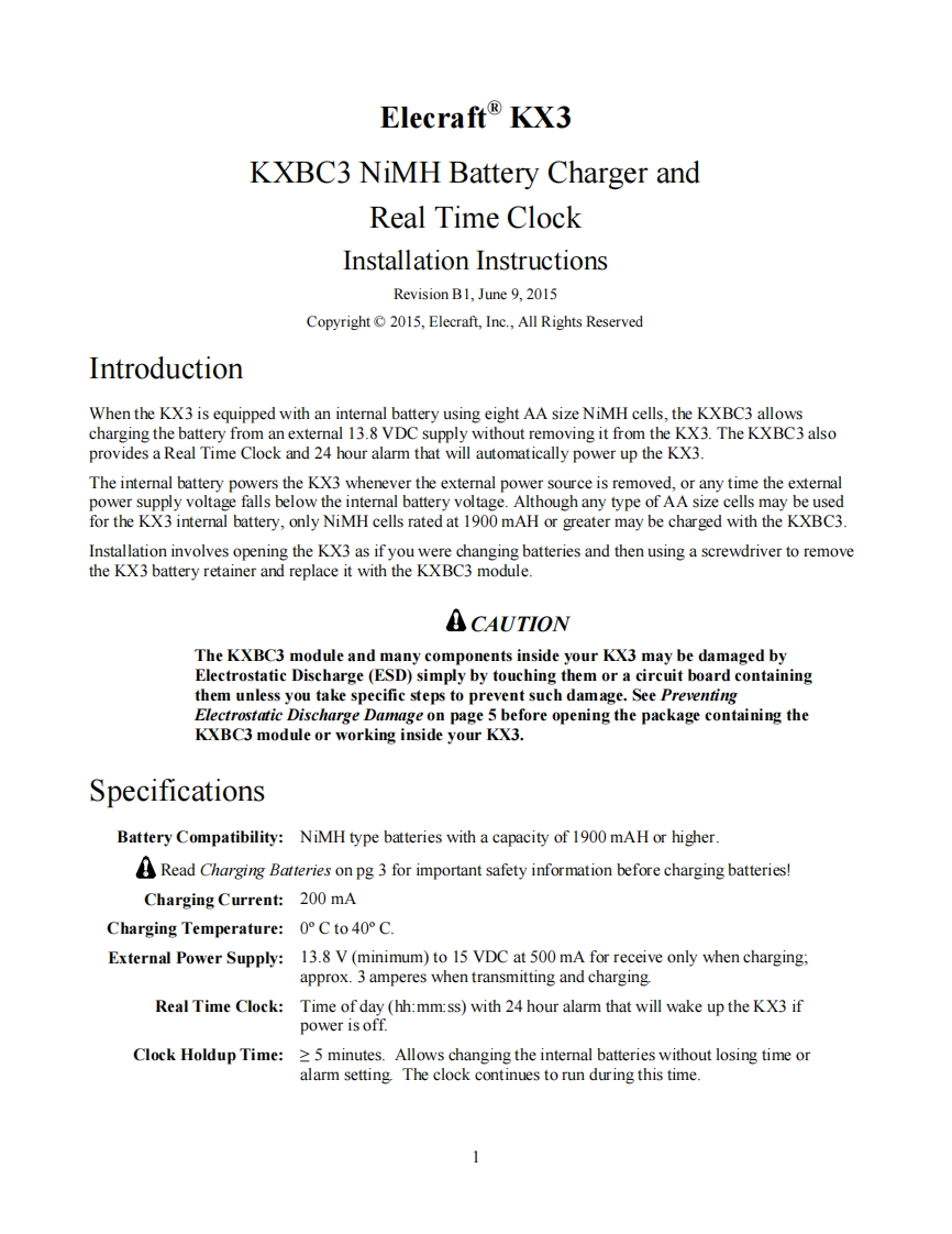 KXBC3-Installation-Operation-Rev-B1操作说明书手册