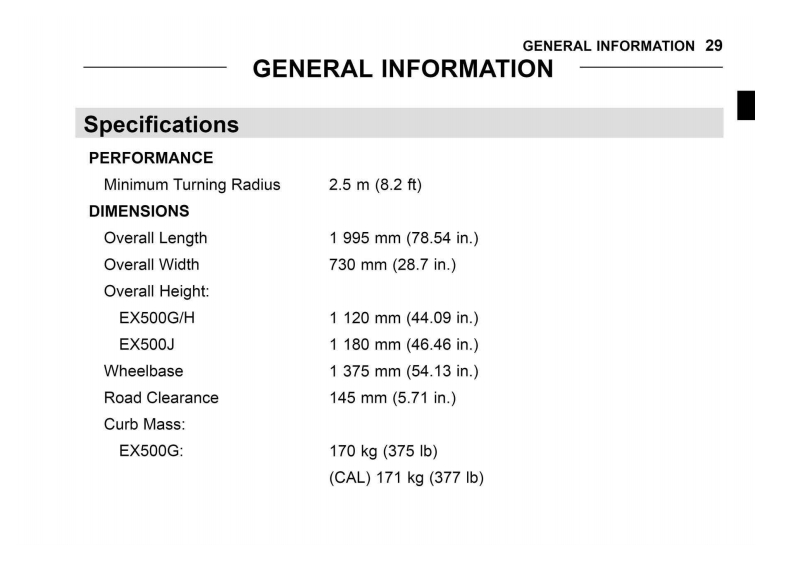 Kawasaki-Ninja-500-2024-Manual-Maintenance-Section摩托车驾驶与日常维护保养手册