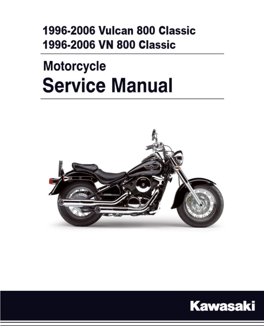 Kawasaki-VN800B-service-manual维修维护手册