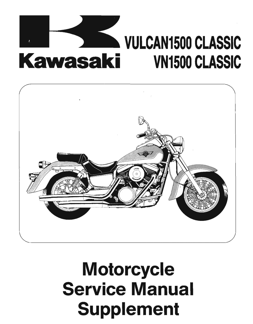 Kawasaki_VN1500D维修维护手册