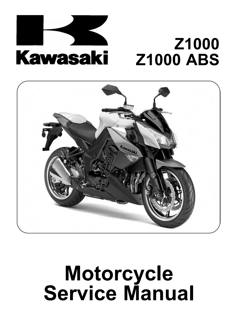 Kawasaki_Z1000_2010-2013_Servic_Manual维修维护手册