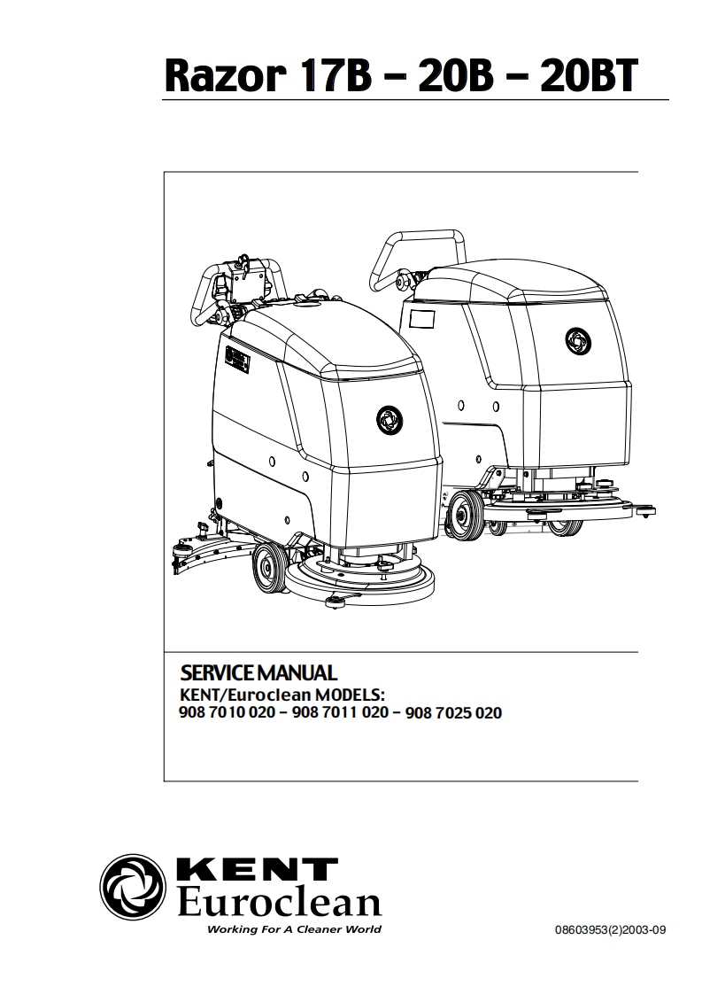 Kent-Razor-维修维护手册