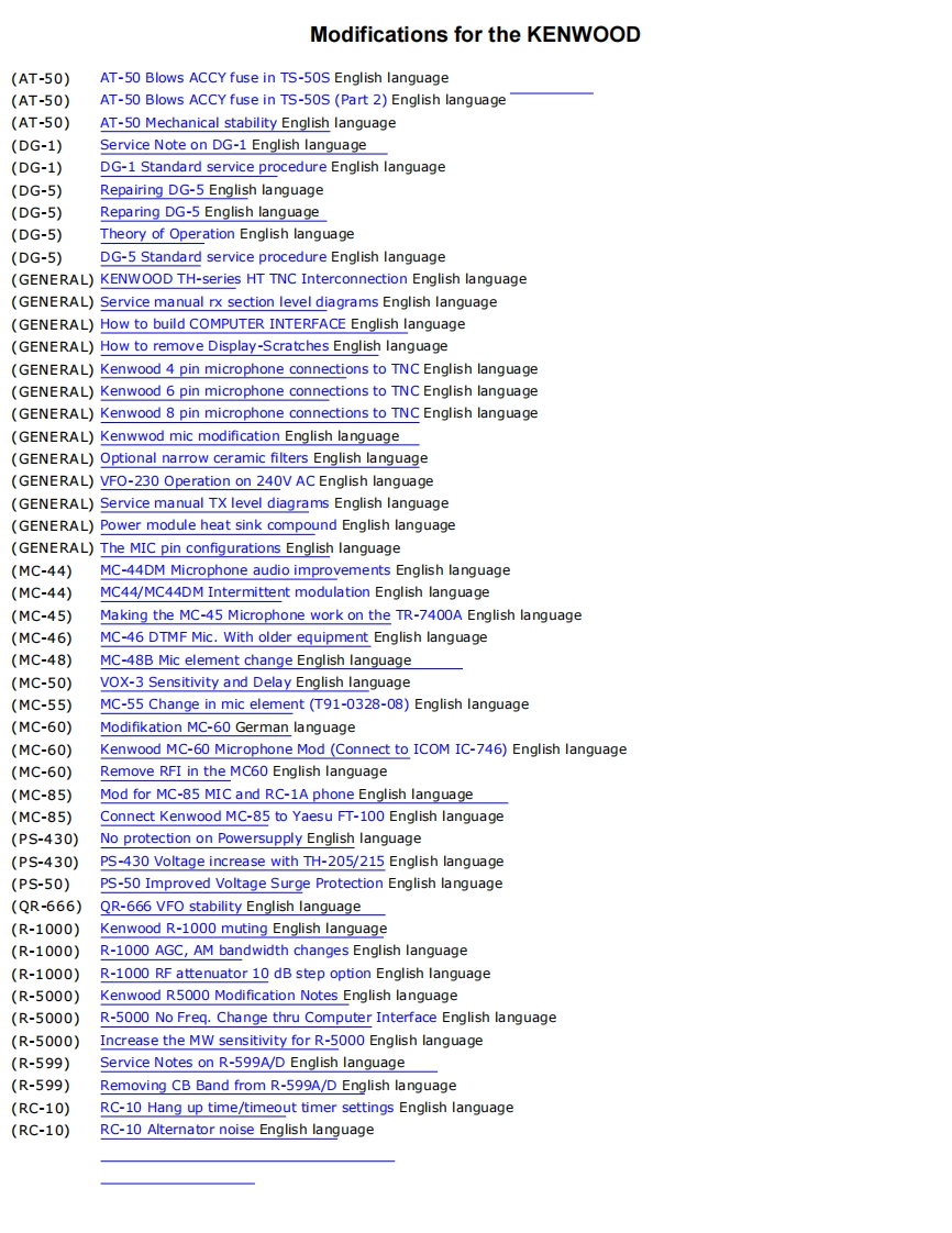 Kenwood---All-modification