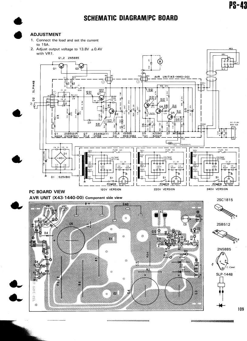 Kenwood---PS-430-Schematic-and-Parts-List-找手册网