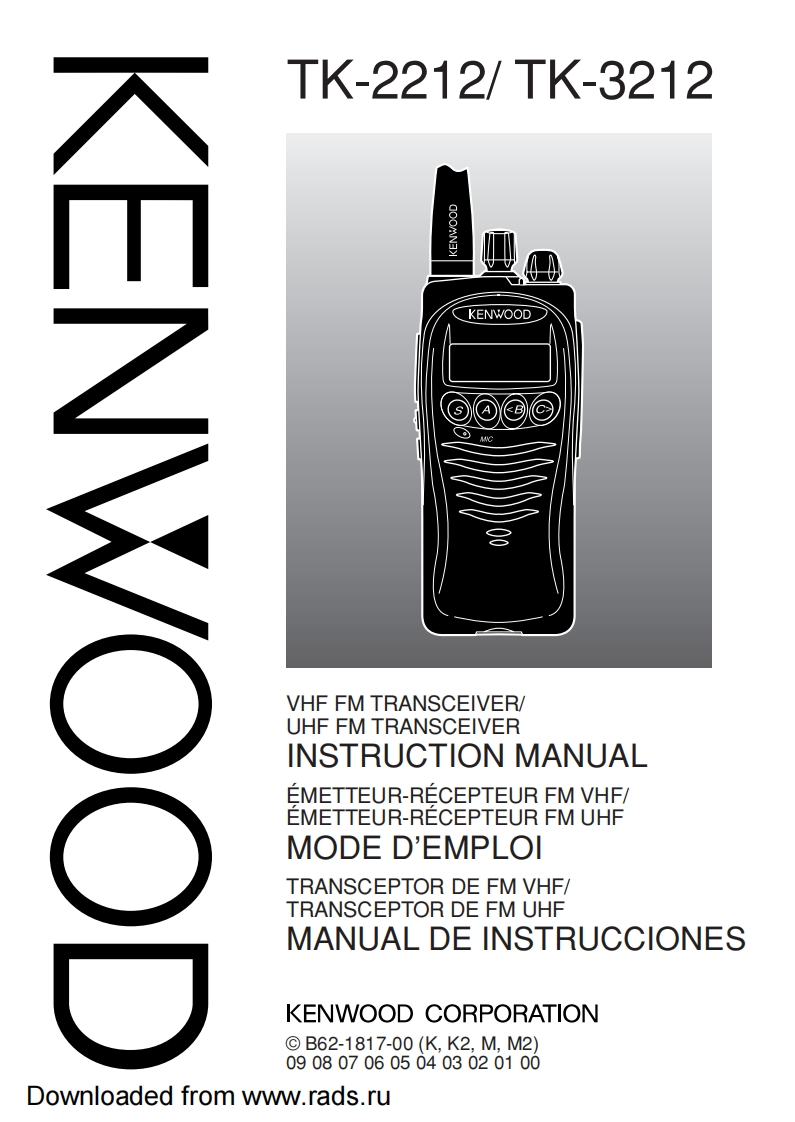 KenwoodTK-2212用户使用操作说明书手册-找手册网