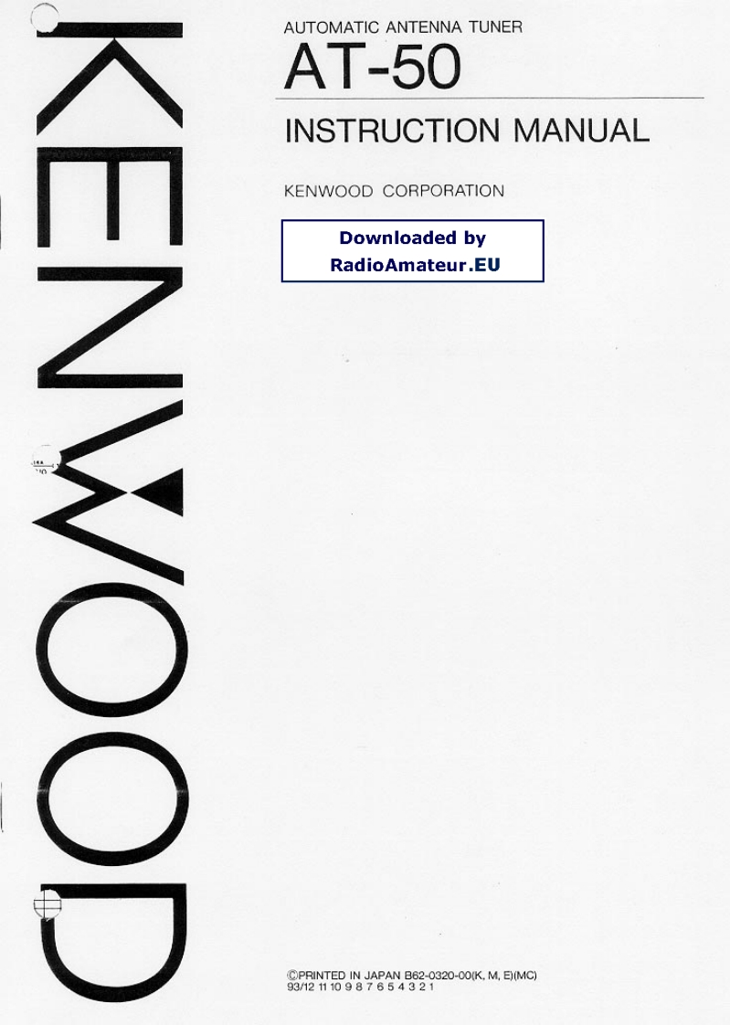 Kenwood_AT-50_user操作说明书手册