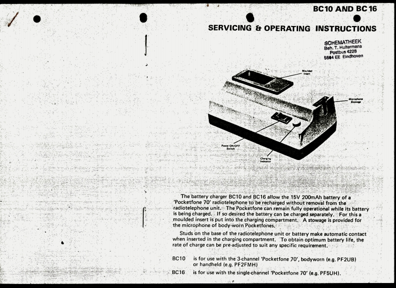 Kenwood_BC-10_BC-16_serv维修手册含电器原理图_user操作说明书手册