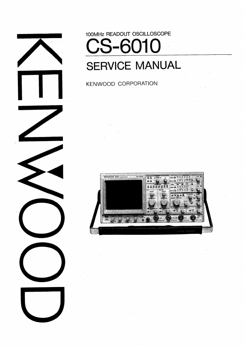 Kenwood_CS-6010_serv维修手册含电器原理图