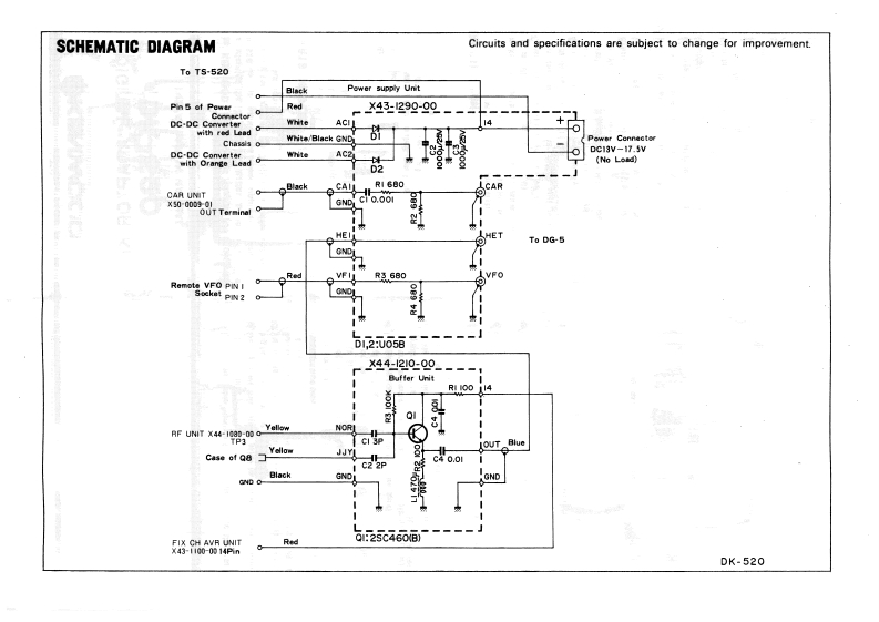 Kenwood_DK-520_维修说明书图册
