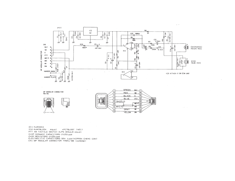 Kenwood_KMC-27_电器原理图