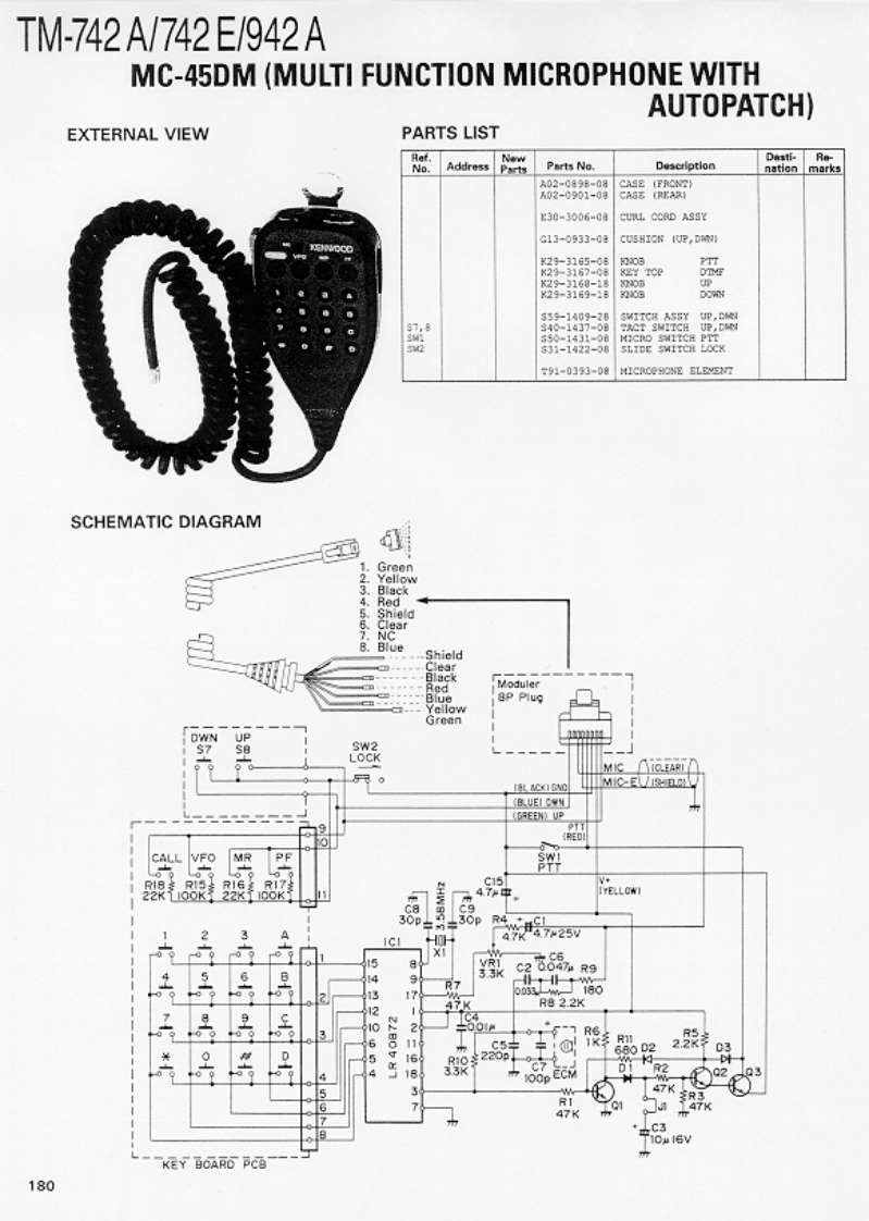 Kenwood_MC-45DM_维修说明书图册