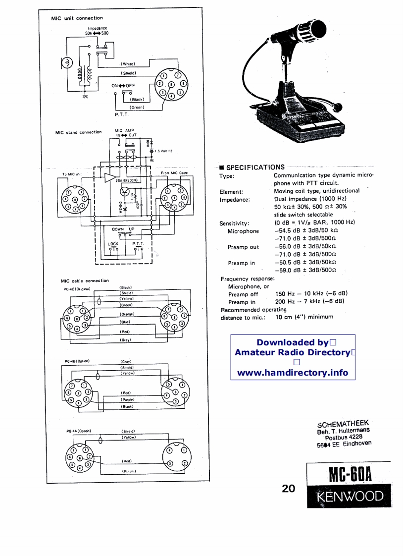 Kenwood_MC-60A_电器原理图-找手册网