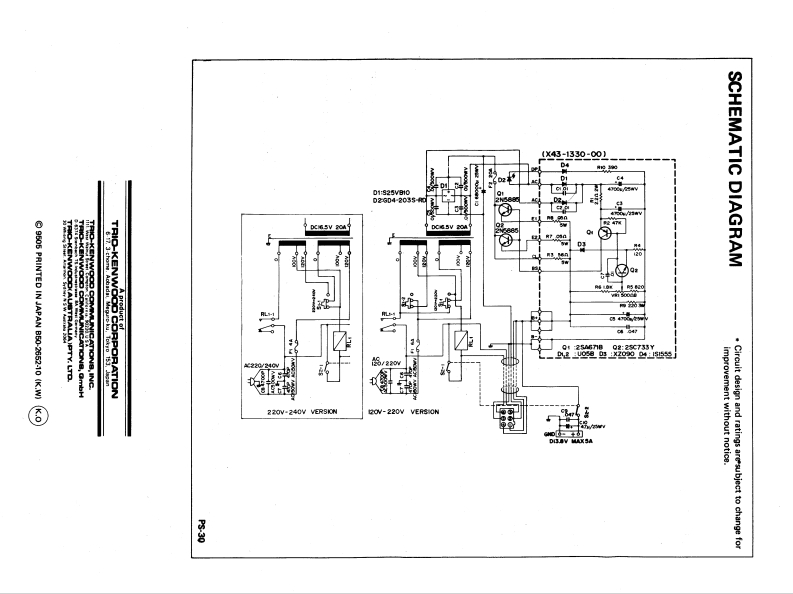 Kenwood_PS-30_电器原理图-找手册网
