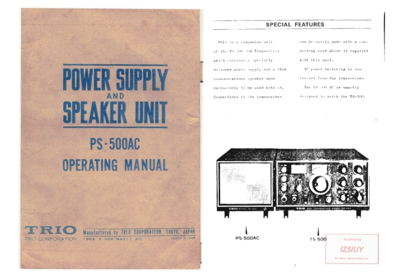 Kenwood_PS-500AC_user操作说明书手册_IZ5IUY