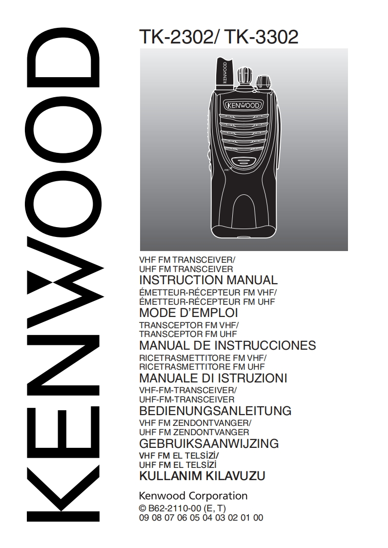 Kenwood_TK-2302_TK-3302_user操作说明书手册_NL