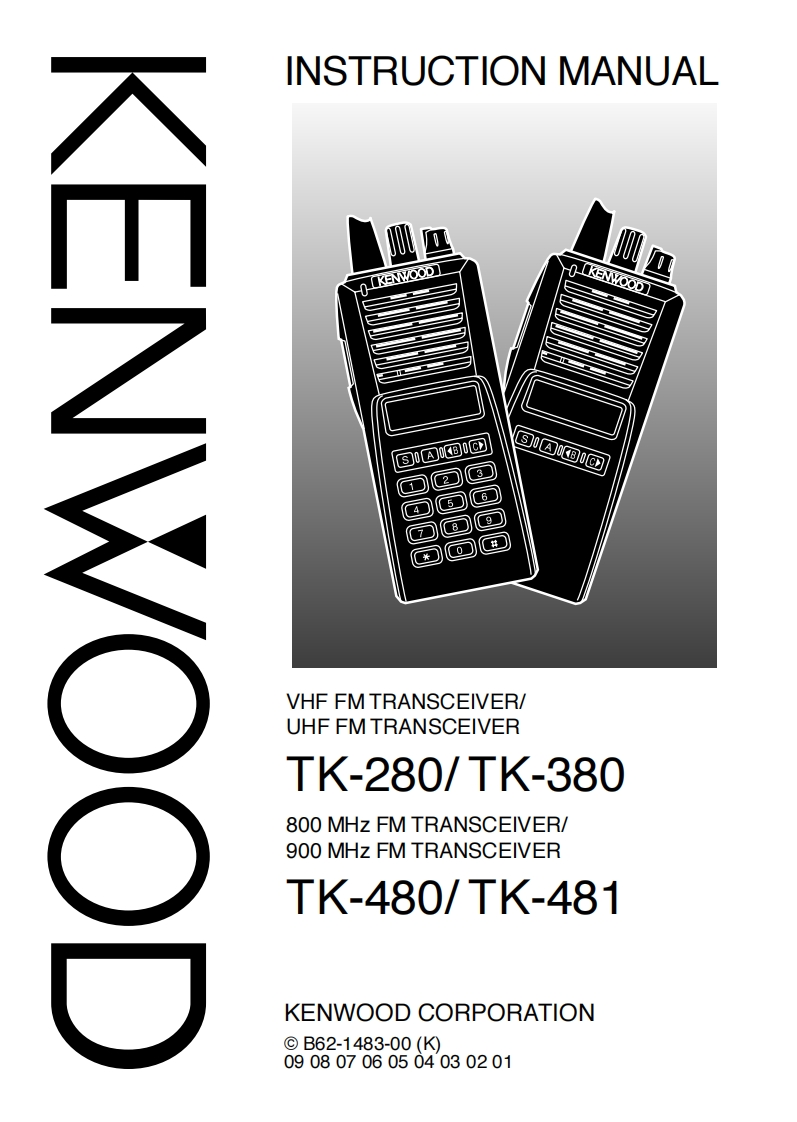 Kenwood_TK-280_TK-380_TK-480_TK-481_使用说明书手册