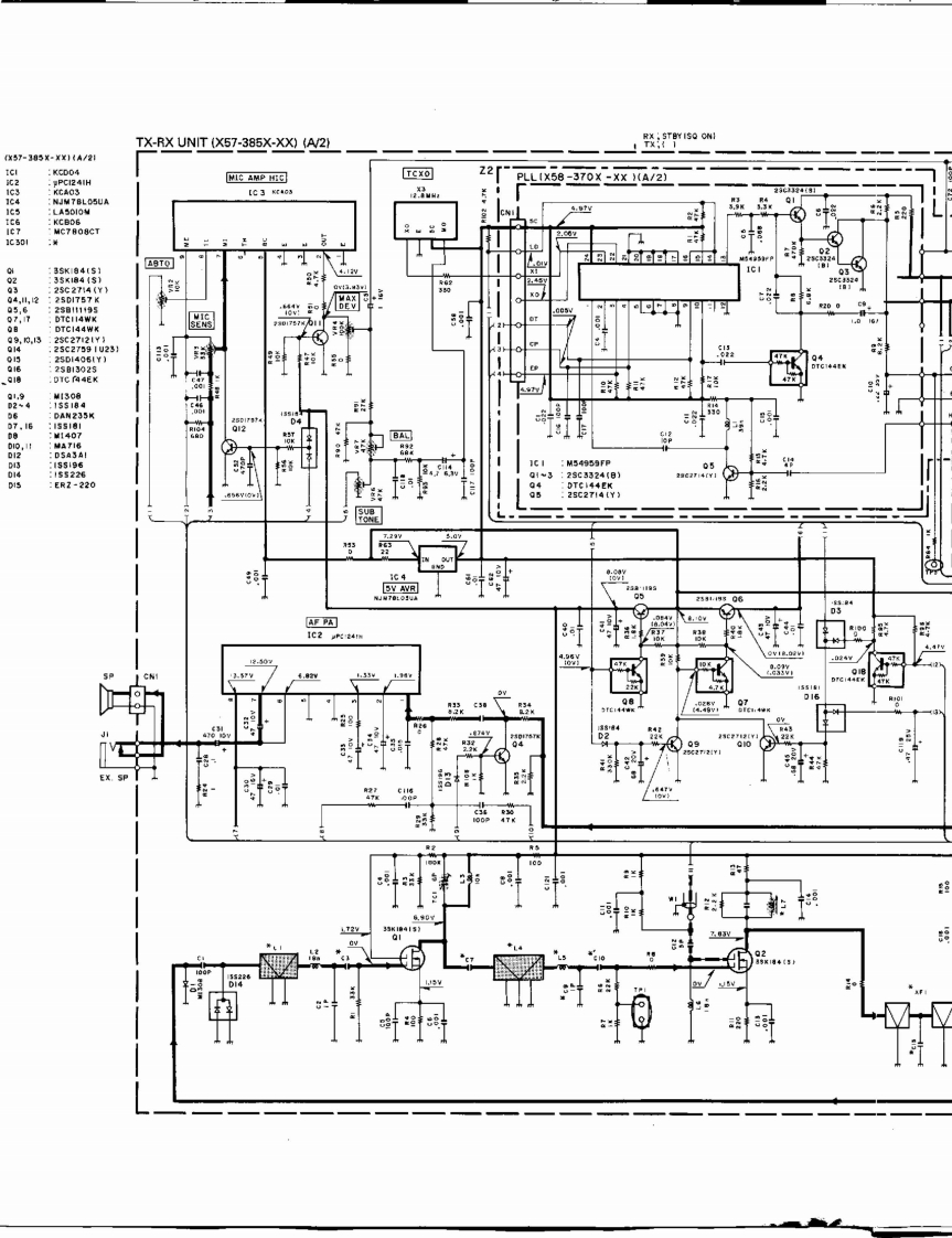 Kenwood_TK-805D_参考电器原理图