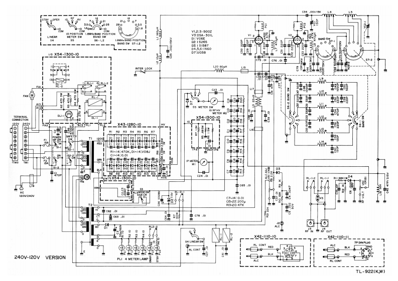 Kenwood_TL-922_120-240V_version_维修说明书图册