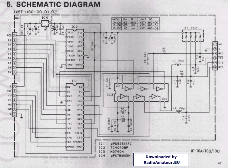 Kenwood_TS-440_IC-10_interface_F1MDT