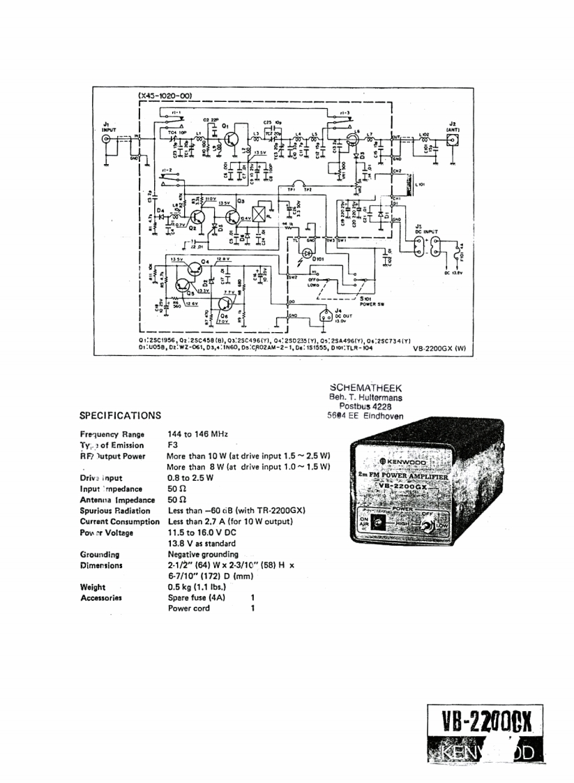 Kenwood_VB-2200GX_维修说明书图册