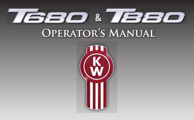Kenworth-T680-驾驶与日常保养说明书手册