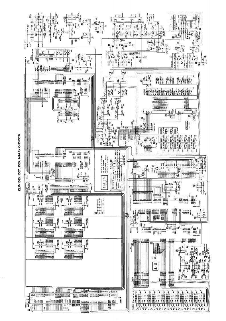 Korg_CP-35_Main_Board_Schematic电器原理图