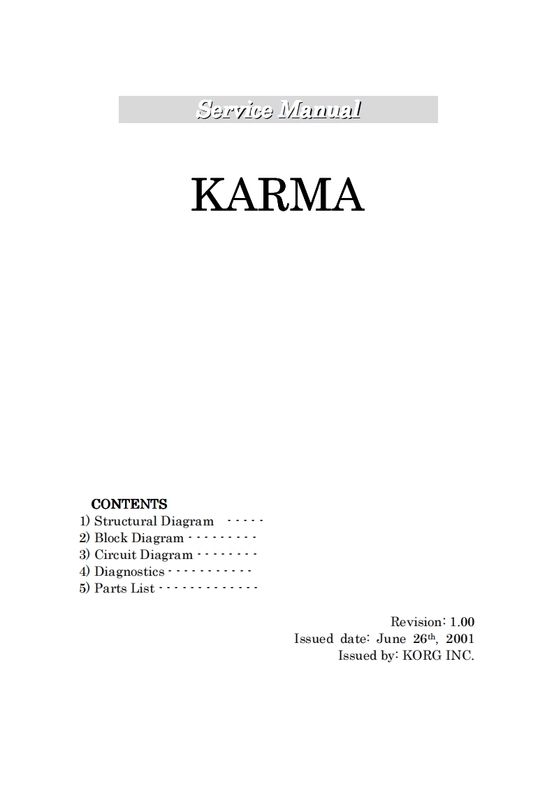 Korg_Karma_Service_Manual维修服务手册含电器原理图新质力文库 - 聚焦新质生产力发展的数字化知识库_行业洞察 / 理论成果 / 实践指南免费下载新质力文库